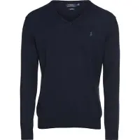 Ralph Lauren per uomo. 710670789004 Maglia slim fit blu navy (S), Casual, Cotone