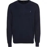 Ralph Lauren per uomo. 710684957001 Jersey di cotone slim fit blu navy (L), Casual, Classico