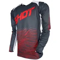 Shot Race Gear Maglia A Maniche Lunghe Aerolite Optica