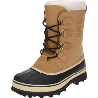 Sorel - Doposci caldi e impermeabili - Caribou WP Buff per Uomo in Pelle - Taglia 44 - Marrone