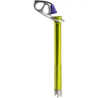 Black Diamond Ultralight Ice Screw Vite da ghiaccio (22 cm, verde/porpora)