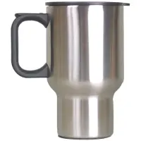 Basic Nature Edelstahl Thermobecher Auto Pentolino (0,45 l, grigio)