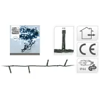 H&S Ghirlanda Luci Luce Fredda 480 Led 39 M 220v