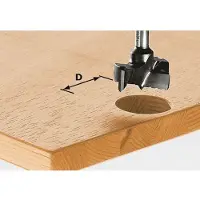 Festool Punta per ferramenta con gambo HW da 8 mm, HW S8 D20 | 491072