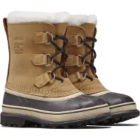 Sorel - Doposci caldi e impermeabili - Youth Caribou Wp Buff - Taglia 4,5 US - Marrone