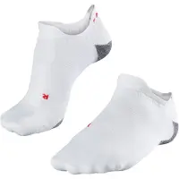 Falke Women's RU5 Invisible Calze da running Donna (35-36, bianco/grigio)