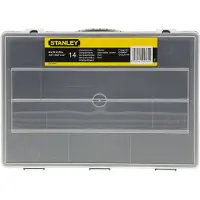 Stanley 1-92-761 scatola per minuteria/attrezzi Nero, trasparente