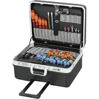 Hepco & becker Valigetta porta attrezzi Basic, in ABS resistente agli urti con rotelle