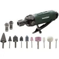 Metabo Smerigliatrice diritta ad aria compressa DG 25 Set - Max. 25000 giri/min