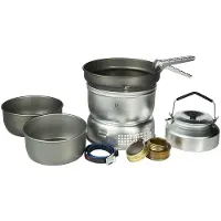 Trangia 25-8 Spiritussturmkocher Ultralight Hardanodized Fornelli ad alcool grigio/ gold