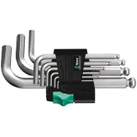 Wera Set di chiavi a brugola angolari 1.5-10 mm a testa sferica corta