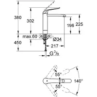 GROHE Euroeco Special Miscelatore lavabo monoforo 30208000