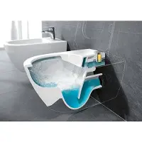 Villeroy & Boch Subway 2.0 WC à fond creux, ovale, sortie horizontale, DirectFlush/ViFresh, 370x560x365mm, 5614A101, 5614A101