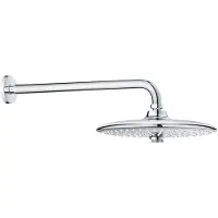 GROHE Pomme de douche Euphoria 260 set 380 mm, 3 types de douche, stabilisateur de débit EcoJoy, 26459000, 26459000