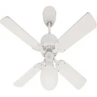 WESTINGHOUSE Ventilatore da soffitto Vegas, con luce, bianco/pino, silenzioso