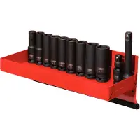 Ks Tools Set di bussole esagonali da 1/2" lunghe 13 pezzi - 515.0612