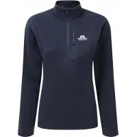 Mountain Equipment Women's Micro Zip Tee Pullover in pile Donna (36, blu)