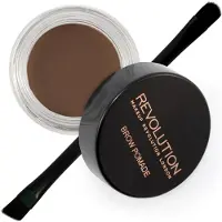 Makeup Revolution Pomata sopracciglia doppia estremità marrone scuro — Pomata sopracciglia