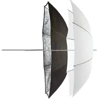 Elinchrom kit ombrelli 2 pezzi lucido/argento