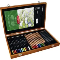Derwent Matite Da Disegno Acquerelli Taccuino Set Da Pittura 35 Unità