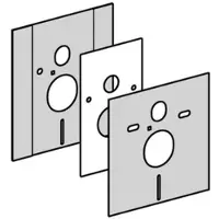 Geberit plaque de recouvrement avec set d'insonorisation, pour élément Duofix, 115.396.00.1, 115.396.00.1