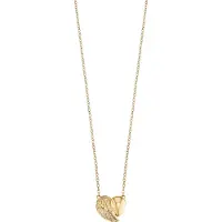 Engelsrufer Gold-plated silver Collana con heart and zirconi ERN-LILHW-G