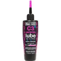Muc-Off C3 Wet Ceramic Lube Olio per catene (120 ml, rosa)