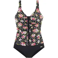 LASCANA Costume intero modellante colori misti / nero