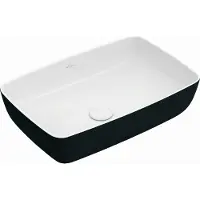 Villeroy & Boch Vasque à poser Artis, rectangulaire, sans trop-plein, 580x385mm, 417258BCT8, 417258BCT8