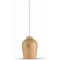 V-TAC Lampada a sospensione retrò con paralume in legno. WOODEN HOLDER (Nome del prodotto)