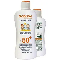 Babaria Sun bambini Crema solare resistente all'acqua SPF50 200 ml Set 2 pezzi — Crema solare bambini