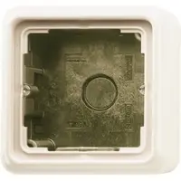 JUNG tappo da esterno 1-gang con cornice sagomata CD 581 A W