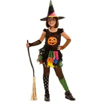 MOM Costume Da Strega Zucca Per Bambina