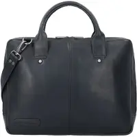 Plevier Navigator Tacan Valigetta Vera Pelle 36 cm Vano porta PC nero