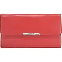 Esquire Helena Portafoglio Vera Pelle 18 cm rosso
