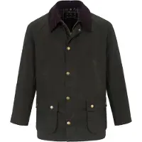 Barbour Giacca cerata Ashby Olive Marrone Verde scuro Verde taglia