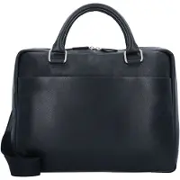 Leonhard heyden Berlin Valigetta Vera Pelle 38 cm Vano porta PC nero