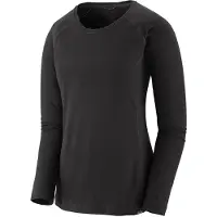 Patagonia Women's Cap Midweight Crew Intimo sintetico Donna (L, nero)