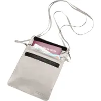 Cocoon Secret Passport Wallet / Silk Custodie per oggetti di valore (13,5 x 12 cm, grigio)
