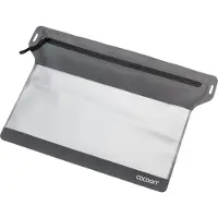 Cocoon Zippered Flat Document Bags Custodie per oggetti di valore (S - 23 x 18,5 cm, blu/grigio)