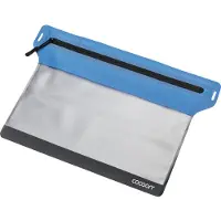 Cocoon Zippered Flat Document Bags Custodie per oggetti di valore (M - 27 x 22 cm, grigio)