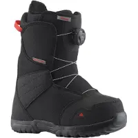 Burton - Scarponi da snowboard - Zipline Boa Black 2024 - Taglia Bambino 22 - Nero
