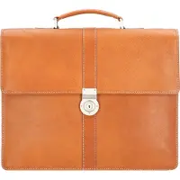 Leonhard heyden Bergamo Valigetta Vera Pelle 40 cm Vano porta PC marrone