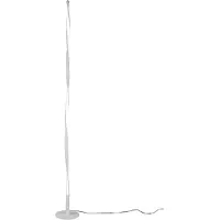 Reality Lampada da terra LED curva con interruttore dimmer bianco opaco Ø 13 cm, altezza 115 cm
