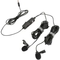 Boya BY-M1DM Microfono Duo Lavalier