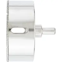 Graphite Punta diamantata per piastrelle in gres 73 mm, profondità massima di foratura 30 mm