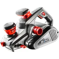 Graphite Pialla elettrica 1300 watt - larghezza di piallatura 110 mm, profondità di taglio fino a 3,5 mm - pialla con sacchetto raccoglipolvere, guida di taglio e supporto, fresa per scanalature