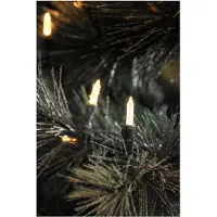 Konstsmide - Mini luci fiabesche a LED, 40 diodi bianchi caldi, trasformatore per esterni da 24V, cavo verde - 6004-100