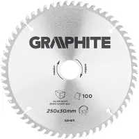 Graphite Disco da taglio in grafite Widia 250 x 30 mm, 100 denti, ALU