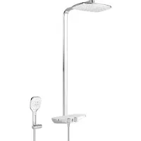 Hansa Emotion - Set doccia Wellfit con termostatico, 360x220 mm, bianco/cromo 5865017282